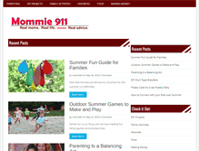 Tablet Screenshot of mommie911.com